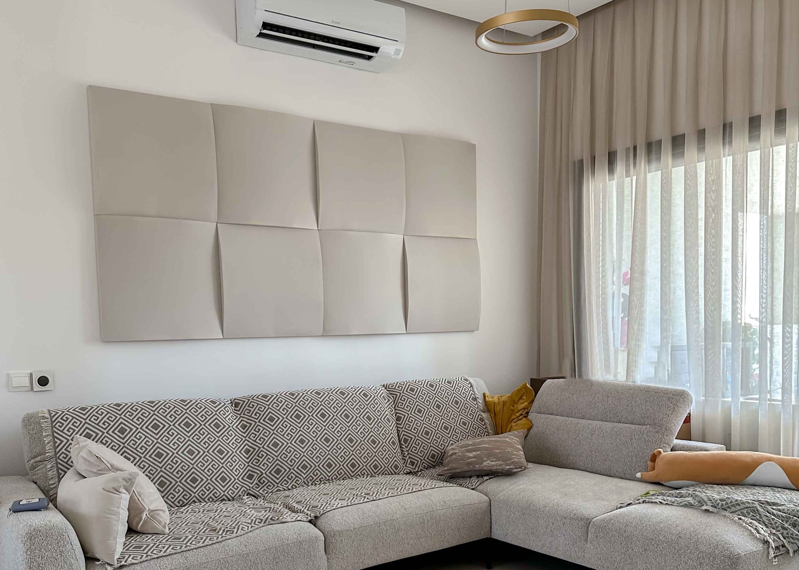 View of Living Room Acoustic Treatment – AcoustiCy – Acoustic design and ...