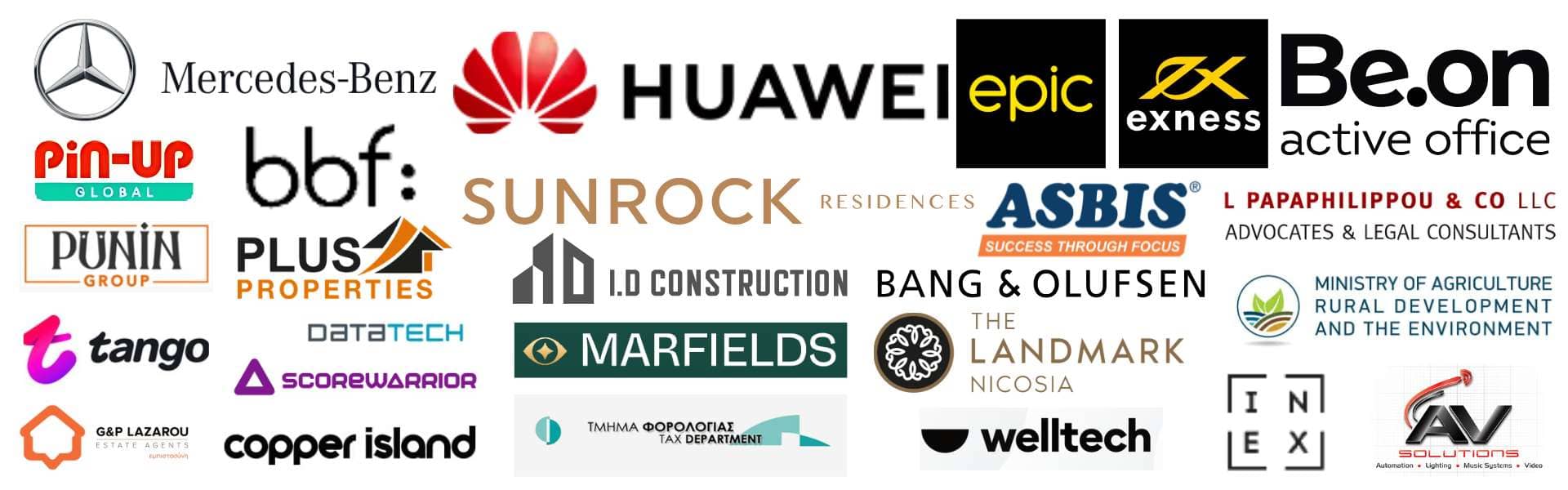 AcoustiCY-Clients-2026 Acousticy clients logos