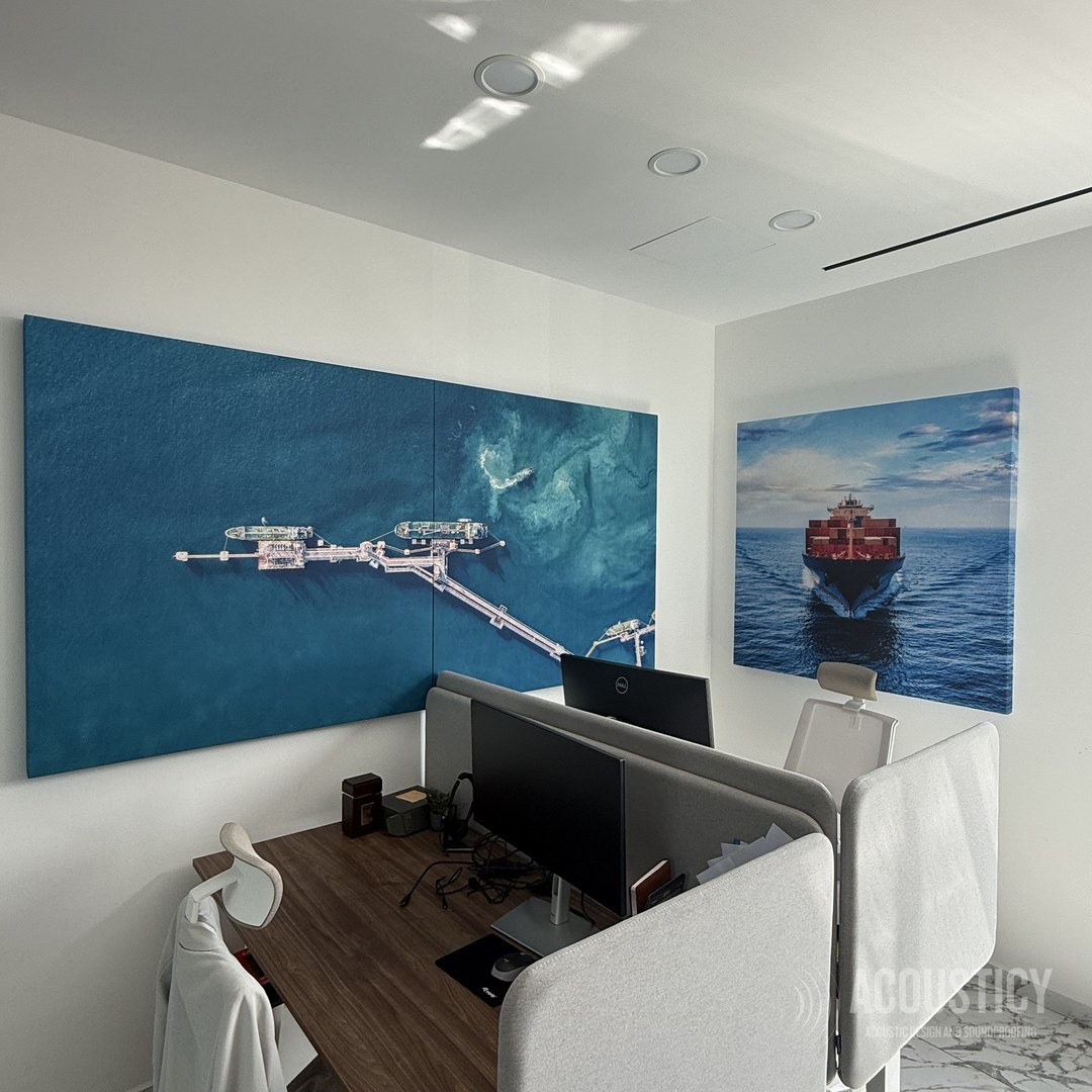 Acoustic Panels With Print — photo 1